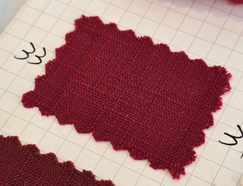 Photo1: 🔥 瘋狂亂減｜‼️不適用於 滿 $350 包郵 及 滿 $600 減 $30｜🇹🇼 台灣布 節紗布｜33-樞機紅 0.5碼 現貨 (1)