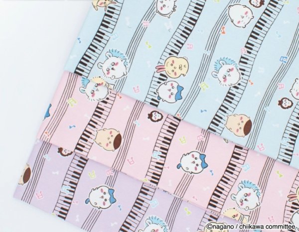 Photo1: 【1米 價格】🔵日本製｜💢 非 現貨｜🇯🇵 日本製｜100% 棉 ~ 牛津布｜Chiikawa 音樂｜2025年 12月 (1)