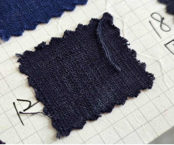 Photo1: 🔥 瘋狂亂減｜‼️不適用於 滿 $350 包郵 及 滿 $600 減 $30｜🇹🇼 台灣布 節紗布｜12-藏青 0.5碼 現貨 (1)