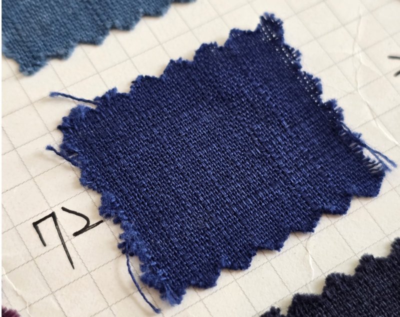 Photo1: 🔥 瘋狂亂減｜‼️不適用於 滿 $350 包郵 及 滿 $600 減 $30｜🇹🇼 台灣布 節紗布｜72-深藍 1碼 現貨 (1)