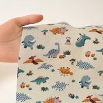 Photo4: 【1米 價格】🔴日本製｜💢 非 現貨｜🇯🇵 日本製｜100% 棉 ~ 薄棉｜Nuance Kids 可愛恐龍 Dinosaur｜2025年 12月 (4)