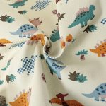 Photo5: 【1米 價格】🔴日本製｜💢 非 現貨｜🇯🇵 日本製｜100% 棉 ~ 薄棉｜Nuance Kids 可愛恐龍 Dinosaur｜2025年 12月 (5)