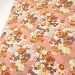 Photo3: 【1米 價格】🔴日本製｜💢 非 現貨｜🇯🇵 日本製｜100% 棉 ~ 薄｜金粉 日式花卉 和風｜2025年 12月 (3)