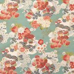 Photo6: 【1米 價格】🔴日本製｜💢 非 現貨｜🇯🇵 日本製｜100% 棉 ~ 薄｜金粉 日式花卉 和風｜2025年 12月 (6)