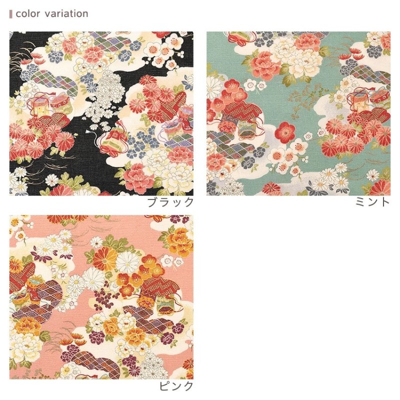 Photo7: 【1米 價格】🔴日本製｜💢 非 現貨｜🇯🇵 日本製｜100% 棉 ~ 薄｜金粉 日式花卉 和風｜2025年 12月 (7)