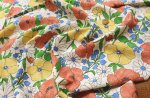 Photo2: 【1米 價格】🟫日本製｜💢 非 現貨｜🇯🇵 日本製｜100% 棉 ~ 薄｜Poppy&Marguerite 花柄｜2025年 12月 (2)