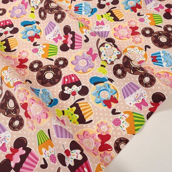 Photo1: 【1米 價格】🟣日本製｜💢 非 現貨｜🇯🇵 日本製｜100% 棉 ~ 牛津布｜Disney Mickey Mouse & friends｜2025年 12月 (1)