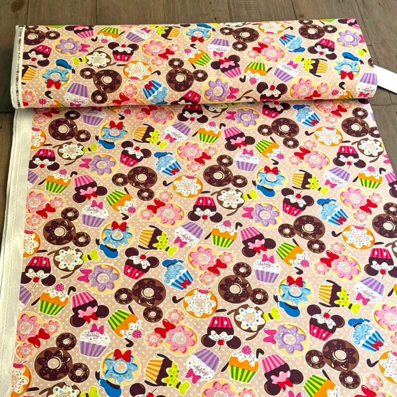 Photo3: 【1米 價格】🟣日本製｜💢 非 現貨｜🇯🇵 日本製｜100% 棉 ~ 牛津布｜Disney Mickey Mouse & friends｜2025年 12月 (3)
