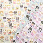 Photo1: 【1米 價格】🟡日本製｜💢 非 現貨｜🇯🇵 日本製｜100% 棉 ~ 薄棉｜Nuance Kids 貓 動物｜2025年 12月 (1)