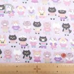 Photo4: 【1米 價格】🟡日本製｜💢 非 現貨｜🇯🇵 日本製｜100% 棉 ~ 薄棉｜Nuance Kids 貓 動物｜2025年 12月 (4)