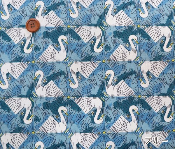 Photo6: 【1米 價格】🟤日本製｜💢 非 現貨｜🇯🇵 日本製｜100% 棉 ~ 牛津布｜YUWA 有輪商店 天鵝湖 Swi Swi Swan｜2025年 (6)