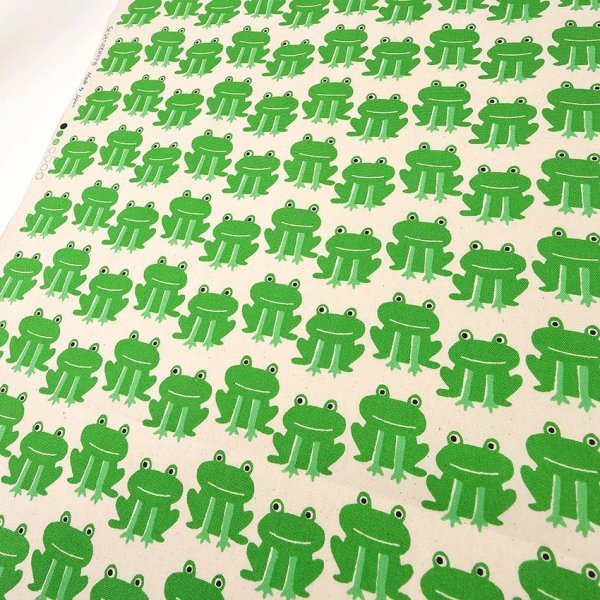 Photo5: 【1米 價格】🔴 日本製｜💢 非 現貨｜🇯🇵 日本製｜100% 棉 ~ 牛津布｜🐸 青蛙｜2025年 12月 (5)
