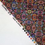 Photo6: 【1米 價格】🟨日本製｜💢 非 現貨｜🇯🇵 日本製｜100% 棉 ~ 薄｜FUWARI 染布 萬花筒花朵 和風｜2025年 (6)