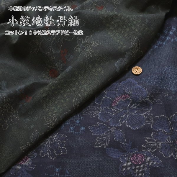 Photo1: 【1米 價格】🟫日本製｜💢 非 現貨｜🇯🇵 日本製｜100 % 棉 紬布 薄｜日式花卉｜2025年 12月 (1)