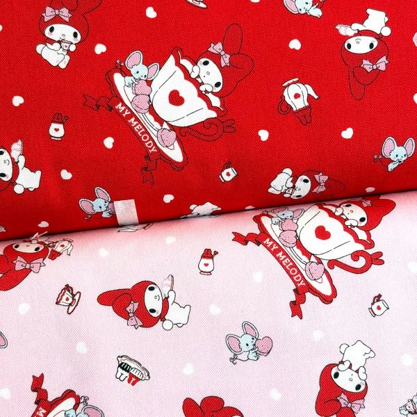 Photo1: 【1米 價格】🟣日本製｜💢 非 現貨｜🇯🇵 日本製｜100% 棉 ~ 牛津布｜Sanrio My Melody｜2025年 12月 (1)