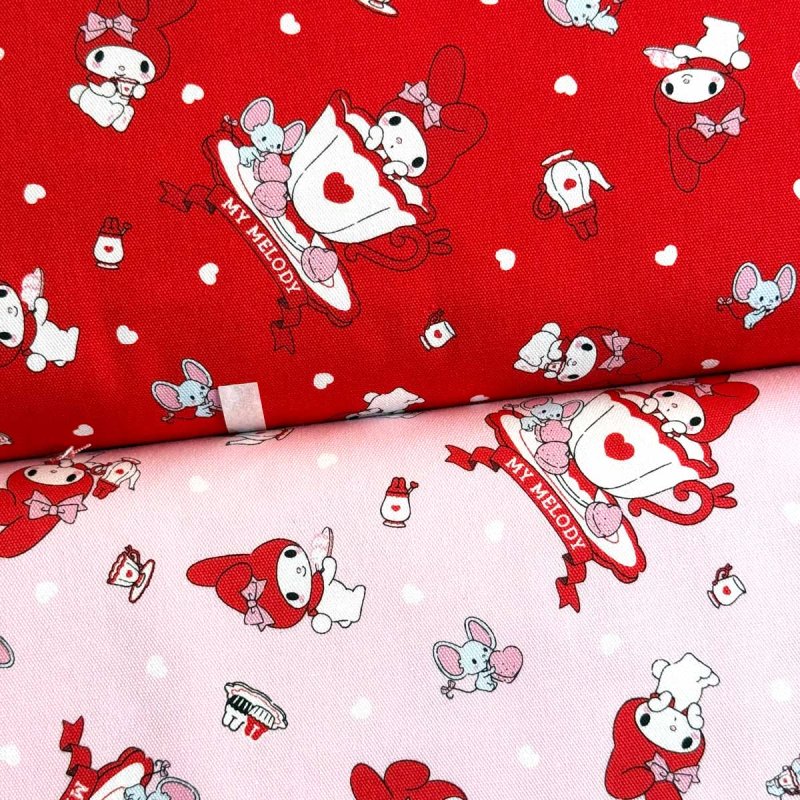 Photo1: 【1米 價格】🟣日本製｜💢 非 現貨｜🇯🇵 日本製｜100% 棉 ~ 牛津布｜Sanrio My Melody｜2025年 12月 (1)