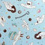 Photo4: 【1米 價格】🟣🔵日本製｜💢 非 現貨｜🇯🇵 日本製｜100% 棉 ~ 牛津布｜Sanrio 玉桂狗 Cinnamoroll｜2025年 12月 (4)