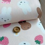 Photo5: 💖Miffy系列最值得入手推薦布【日本選物｜預訂商品（約15–20日到貨）】🟣日本製｜100% 棉 ~ 牛津布｜Miffy 兔｜2026年 1月｜附【日系小朋友背囊🎒】參考材料  (5)