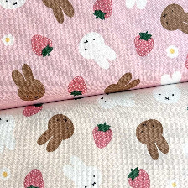 Photo1: 【1米 價格】🟣日本製｜💢 非 現貨｜🇯🇵 日本製｜100% 棉 ~ 牛津布｜Miffy｜2026年 1月 (1)