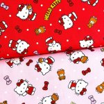 Photo1: 【1米 價格】🟣日本製｜💢 非 現貨｜100% 棉 ~ 牛津布｜Sanrio Hello Kitty｜2026年 1月 (1)