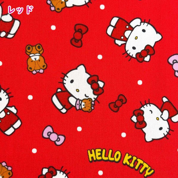 Photo7: 【1米 價格】🟣日本製｜💢 非 現貨｜🇯🇵 日本製｜100% 棉 ~ 牛津布｜Sanrio Hello Kitty｜2026年 1月 (7)