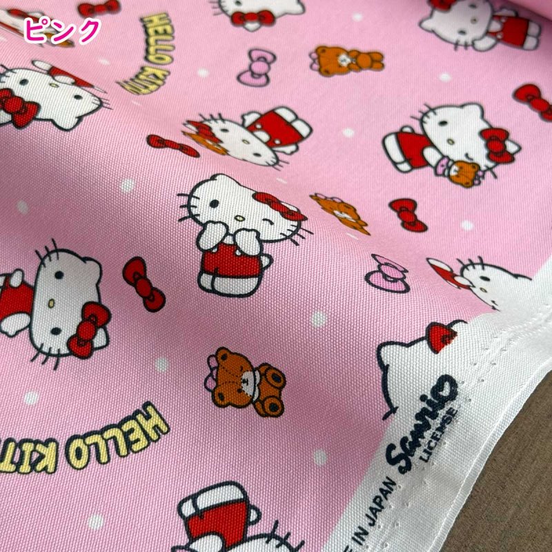 Photo5: 【1米 價格】🟣日本製｜💢 非 現貨｜100% 棉 ~ 牛津布｜Sanrio Hello Kitty｜2026年 1月 (5)