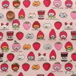 Photo6: 【日本選物｜預訂商品（約15–20日到貨）】🟫日本製｜💢 非 現貨｜100% 棉 ~ 棉帆布｜草莓貓｜2026年 1月 (6)