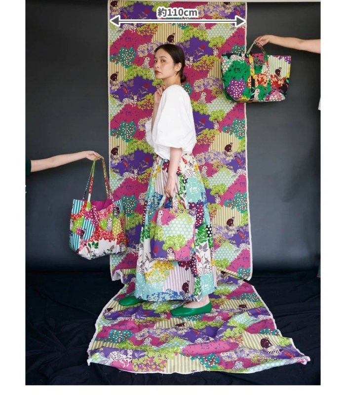 Photo1: 【1米 價格】🟦日本製｜💢 非 現貨｜80% 棉 20% 麻｜echino Hide Reissue Pattern｜2026年 1月 (1)