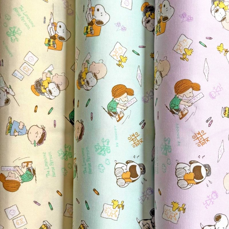 Photo3: 【1米 價格】🟣日本製｜💢 非 現貨｜🇯🇵 日本製｜100% 棉 ~ 牛津布｜史努比 PEANUTS Snoopy｜2026年 1月 (3)