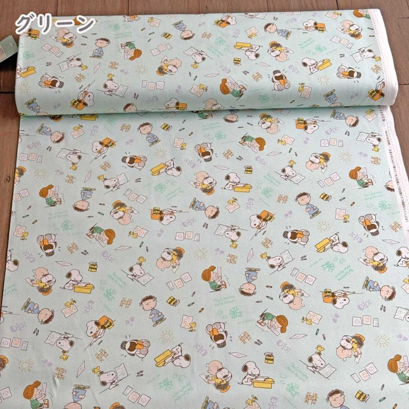 Photo6: 【1米 價格】🟣日本製｜💢 非 現貨｜🇯🇵 日本製｜100% 棉 ~ 牛津布｜史努比 PEANUTS Snoopy｜2026年 1月 (6)
