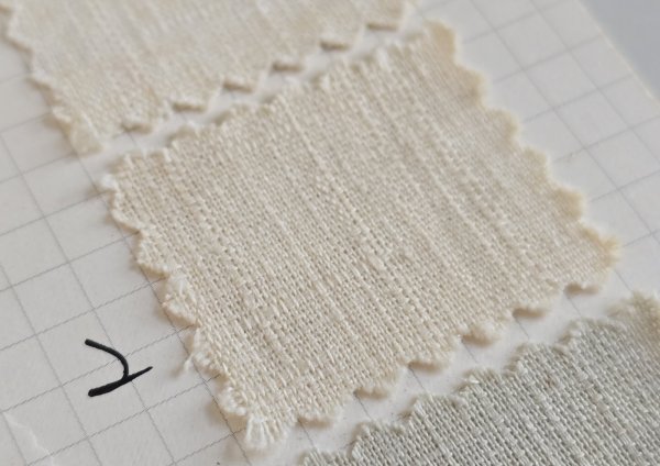 Photo1: 🔥 瘋狂亂減｜‼️不適用於 滿 $350 包郵 及 滿 $600 減 $30｜🇹🇼 台灣布 節紗布 👍最易襯色 🎨 2-米白 0.5碼 現貨 (1)