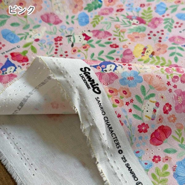 Photo5: 【1米 價格】🟣日本製｜💢 非 現貨｜🇯🇵 日本製｜100% 棉 ~ 牛津布 噴墨印花｜Sanrio角式 Hello Kitty My Melody Cinnamoroll｜2026年 1月 (5)