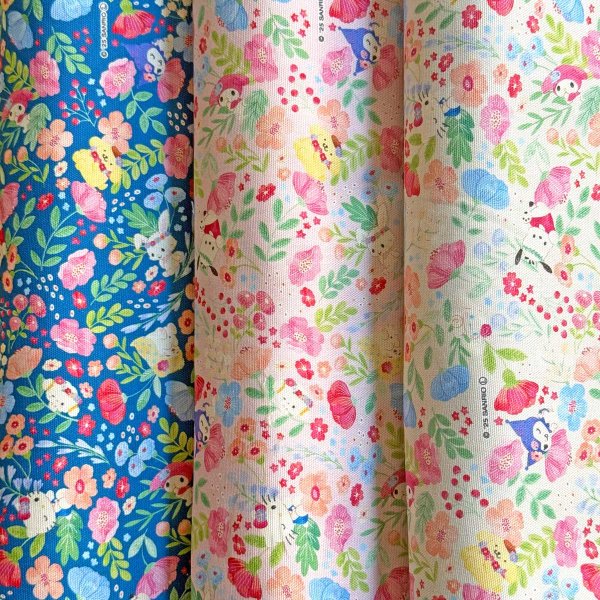 Photo3: 【1米 價格】🟣日本製｜💢 非 現貨｜🇯🇵 日本製｜100% 棉 ~ 牛津布 噴墨印花｜Sanrio角式 Hello Kitty My Melody Cinnamoroll｜2026年 1月 (3)