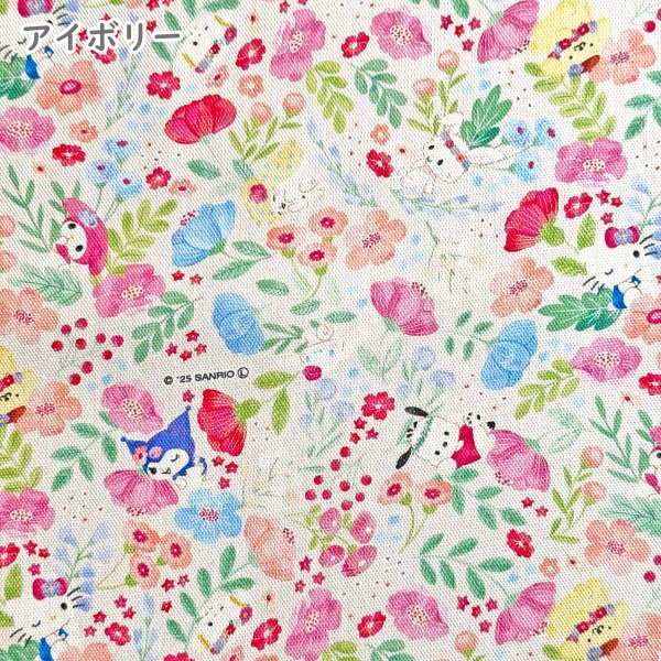 Photo6: 【1米 價格】🟣日本製｜💢 非 現貨｜🇯🇵 日本製｜100% 棉 ~ 牛津布 噴墨印花｜Sanrio角式 Hello Kitty My Melody Cinnamoroll｜2026年 1月 (6)