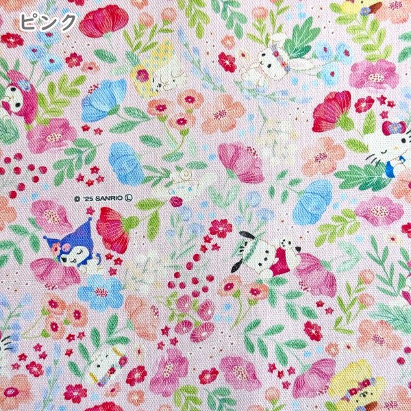 Photo4: 【1米 價格】🟣日本製｜💢 非 現貨｜🇯🇵 日本製｜100% 棉 ~ 牛津布 噴墨印花｜Sanrio角式 Hello Kitty My Melody Cinnamoroll｜2026年 1月 (4)