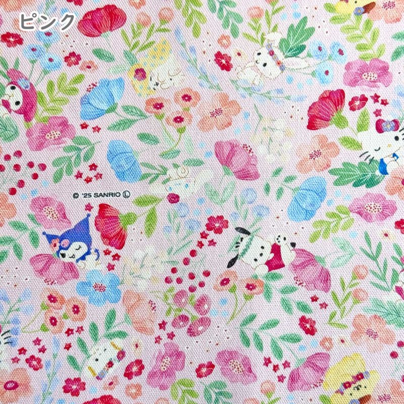 Photo4: 【1米 價格】🟡日本製｜💢 非 現貨｜🇯🇵 日本製｜100% 棉 ~ 牛津布 噴墨印花｜Sanrio角式 Hello Kitty My Melody Cinnamoroll｜2026年 1月 (4)