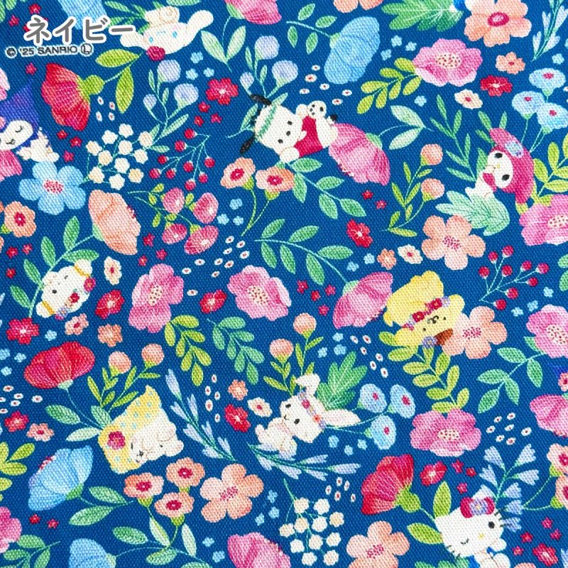 Photo1: 【1米 價格】🟡日本製｜💢 非 現貨｜🇯🇵 日本製｜100% 棉 ~ 牛津布 噴墨印花｜Sanrio角式 Hello Kitty My Melody Cinnamoroll｜2026年 1月 (1)