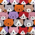 Photo6: 【1米 價格】🟤日本製｜💢 非 現貨｜100% 棉 ~ 牛津布｜動物 貓｜2026年 1月 (6)