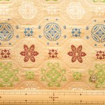 Photo3: 【1米 價格】🟡日本製｜💢 非 現貨｜西陣織 金襴｜和風 和柄 日式 龜甲紋 (3)