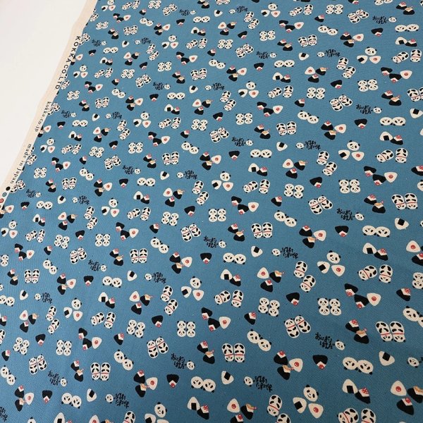Photo5: 【1米 價格】🔴日本製｜💢 非 現貨｜100% 棉 ~ 牛津布｜和風 日式 熊貓 動物 飯糰｜2026年 1月 (5)