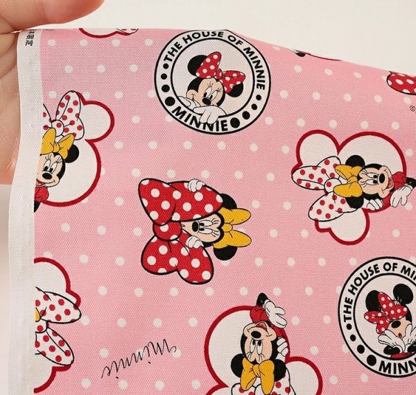 Photo4: 【1米 價格】🔴日本製｜💢 非 現貨｜100% 棉 ~ 牛津布｜Disney 米妮老鼠 Minnie Mouse｜2026年 1月 (4)
