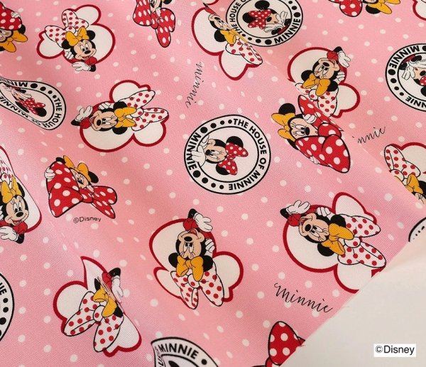 Photo1: 【1米 價格】🔴日本製｜💢 非 現貨｜100% 棉 ~ 牛津布｜Disney 米妮老鼠 Minnie Mouse｜2026年 1月 (1)