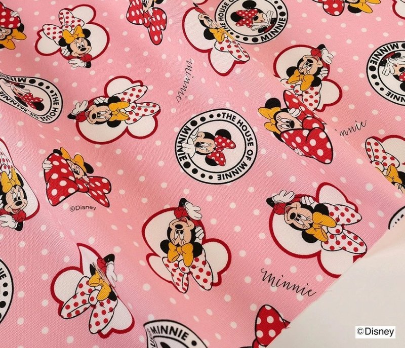 Photo1: 【1米 價格】🔴日本製｜💢 非 現貨｜100% 棉 ~ 牛津布｜Disney 米妮老鼠 Minnie Mouse｜2026年 1月 (1)