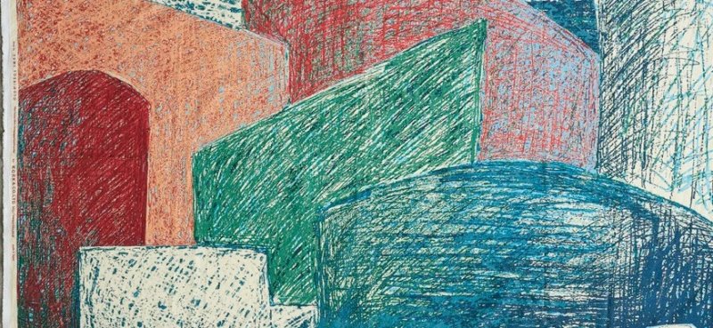 Photo5: 【1米 價格】🟦日本製｜💢 非 現貨｜100% 棉 ~ Viyella ｜KESHIKI 吉本悠美 抽象風景圖案｜2026年 2月 (5)