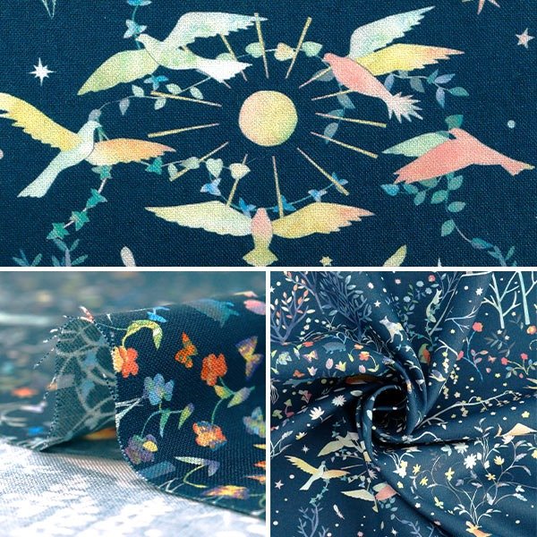 Photo3: 【1米 價格】🟦日本製｜💢 非 現貨｜100% 棉 ~ 薄棉｜mumea 色彩繽紛的動植物｜2026年 2月 (3)