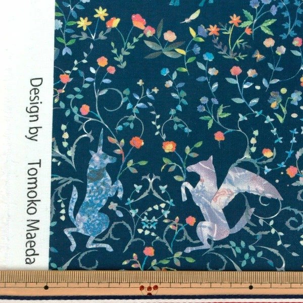 Photo4: 【1米 價格】🟦日本製｜💢 非 現貨｜100% 棉 ~ 薄棉｜mumea 色彩繽紛的動植物｜2026年 2月 (4)