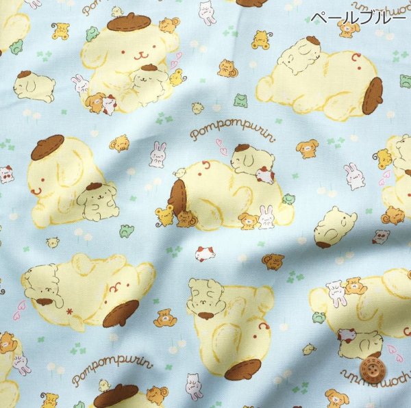 Photo3: 【1米 價格】🔵日本製｜💢 非 現貨｜100% 棉 ~ 牛津布｜sanrio 布丁狗 Pom Pom Purin｜2026年 2月 (3)