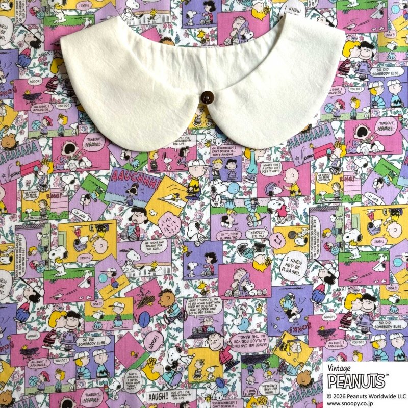 Photo3: 【1米 價格】🟣日本製｜💢 非 現貨｜100% 棉 ~ Liberty 柔軟的質地、輕盈｜Peanuts Collection Vol.3 漫畫宇宙｜2026年 2月 (3)