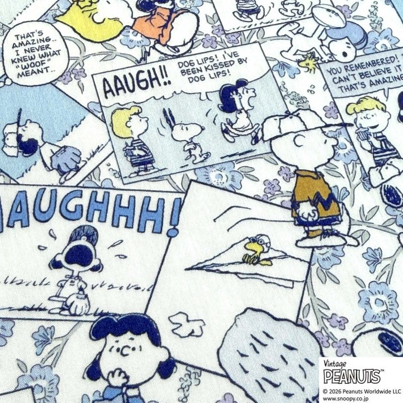 Photo1: 【1米 價格】🟣日本製｜💢 非 現貨｜100% 棉 ~ Liberty 柔軟的質地、輕盈｜Peanuts Collection Vol.3 漫畫宇宙｜2026年 2月 (1)