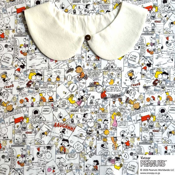 Photo4: 【1米 價格】🟣日本製｜💢 非 現貨｜100% 棉 ~ Liberty 柔軟的質地、輕盈｜Peanuts Collection Vol.3 漫畫宇宙｜2026年 2月 (4)